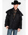Image #1 - Outback Unisex Short Oilskin Jacket, Black, hi-res