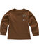 Image #1 - Carhartt Toddler Boys' Tool Pocket Long Sleeve Graphic T-Shirt, Brown, hi-res
