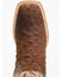 Image #6 - Tanner Mark Men's Exotic Full Quill Ostrich Western Boots - Broad Square Toe, Brown, hi-res