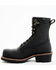 Image #3 - Hawx Men's 8" Logger Work Boots - Composite Toe, Black, hi-res