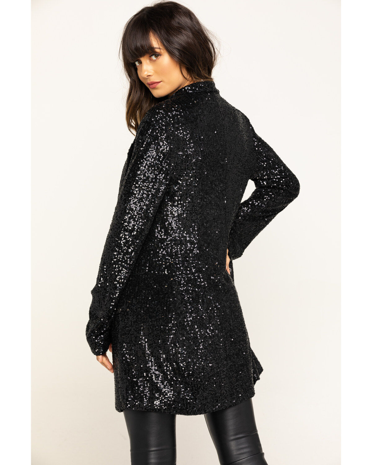 womens sequin blazer dress