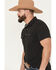 Image #2 - Ariat Men's Retro Western Snap Polo, Black, hi-res