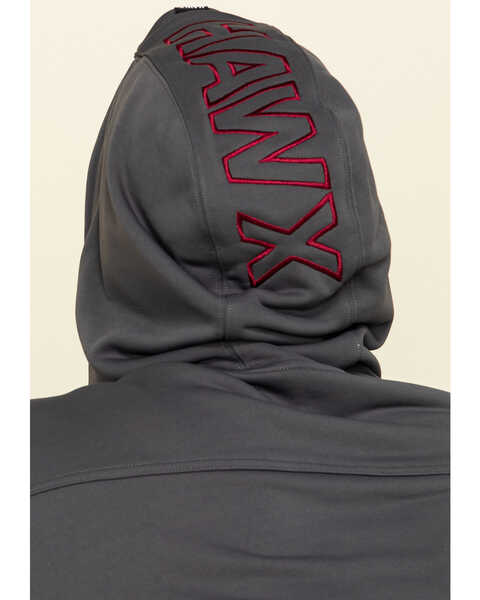 Image #5 - Hawx Men's Gray Tech Logo Hooded Work Sweatshirt , , hi-res