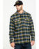 Image #1 - Hawx Men's Grey Hooded Flannel Shirt Work Jacket - Tall, , hi-res