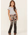 Image #2 - Ranch Dress'n Girls' High Rise Ember Stretch Flare Jeans, Grey, hi-res
