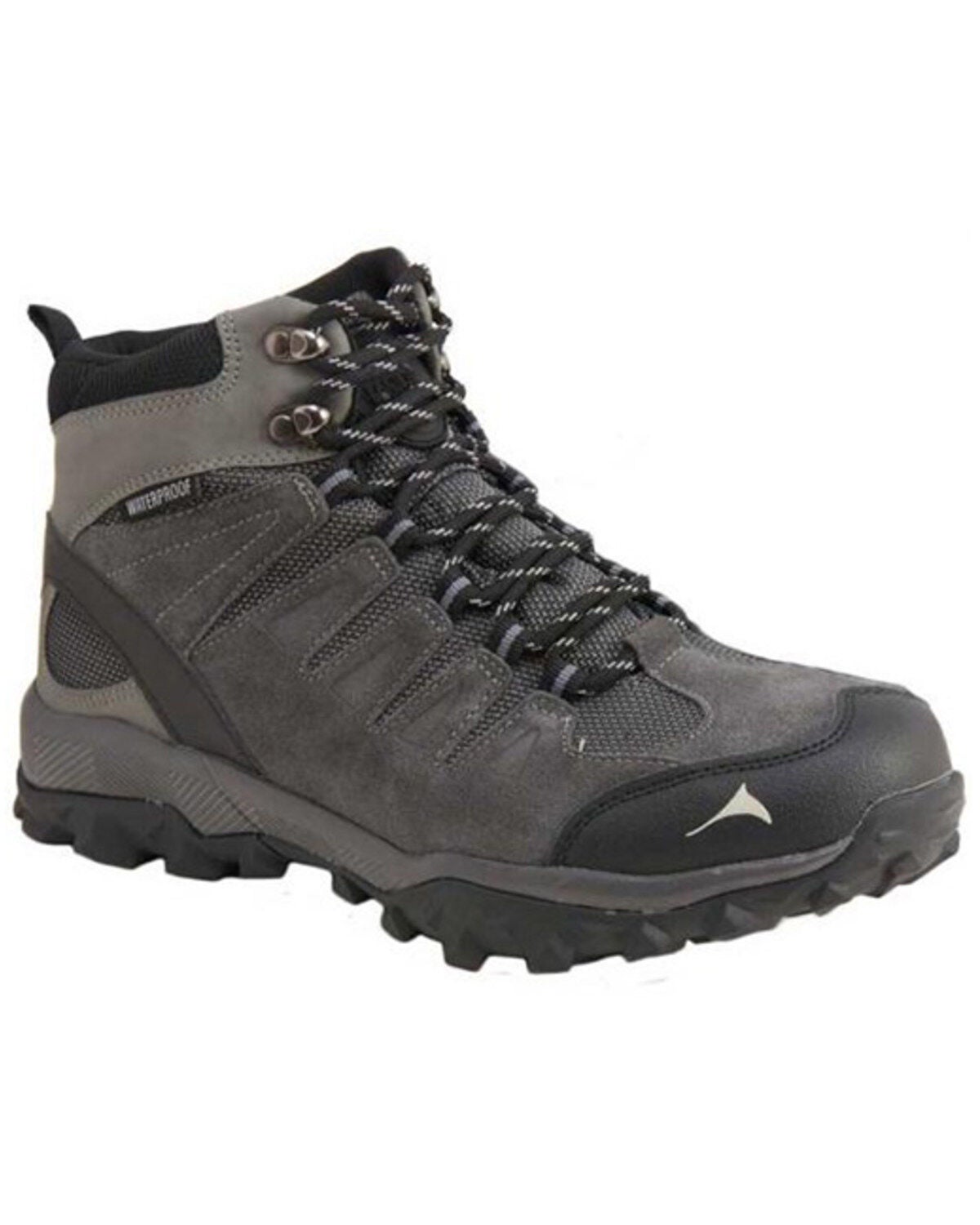 Pacific Mountain Boulder Mid Men's Waterproof Hiking Boots, Size: 10, Grey