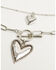 Image #2 - Shyanne Women's Heart Layered Necklace, Silver, hi-res