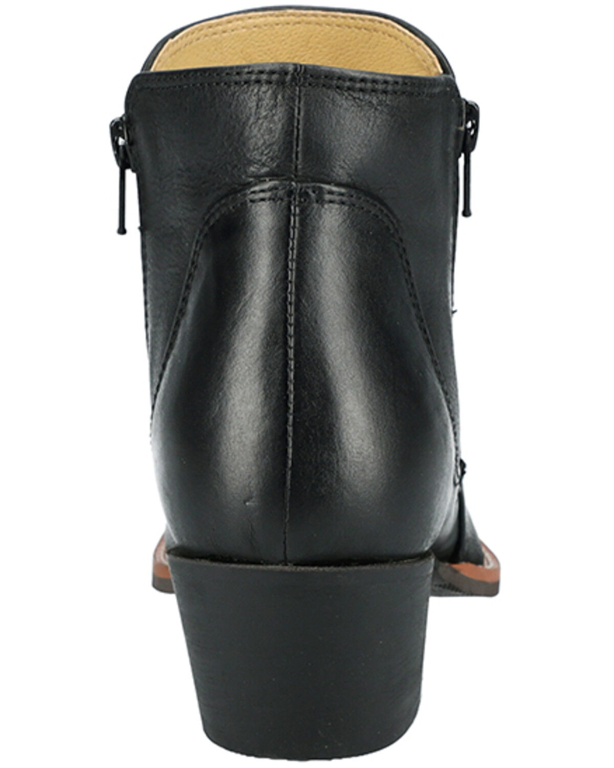 Image #5 - Smoky Mountain Women's Emily Western Booties - Round Toe, Black, hi-res