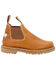 Georgia Boot Women's Floral Chelsea Western Work Boots - Moc Toe, Brown, hi-res