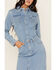 Image #3 - Wrangler Women's Light Wash Denim Maxi Dress, , hi-res