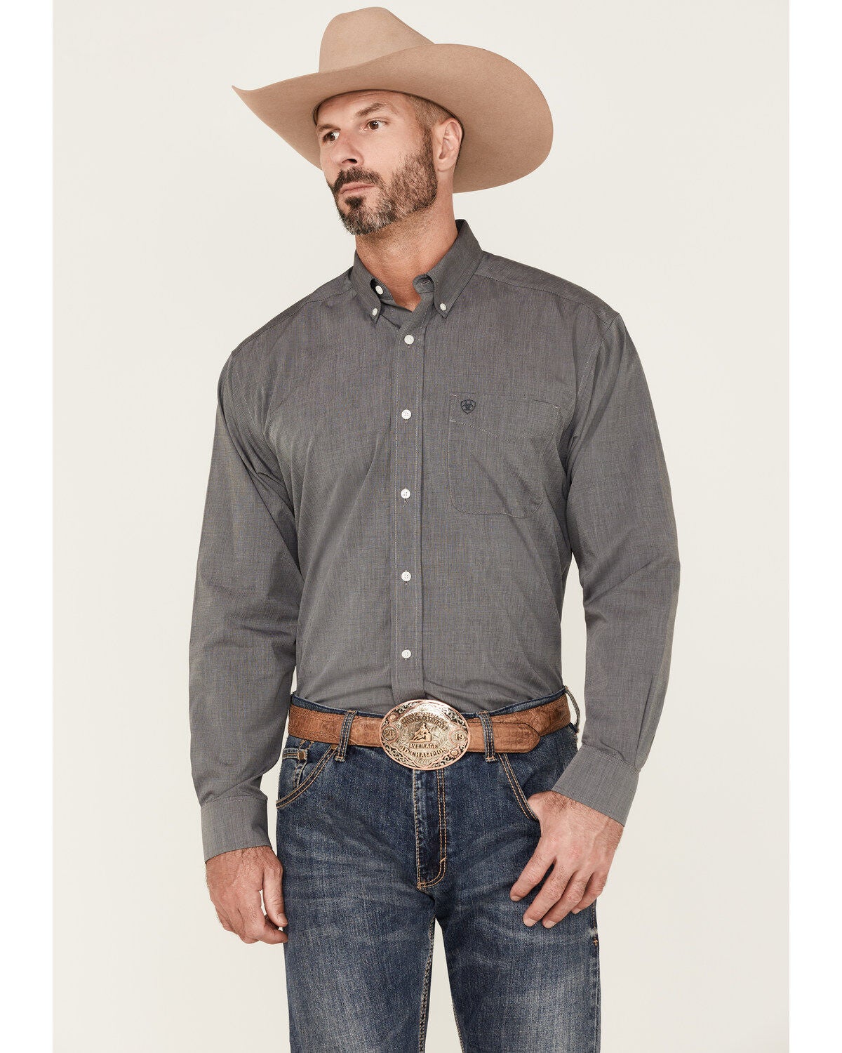 gray ariat shirt