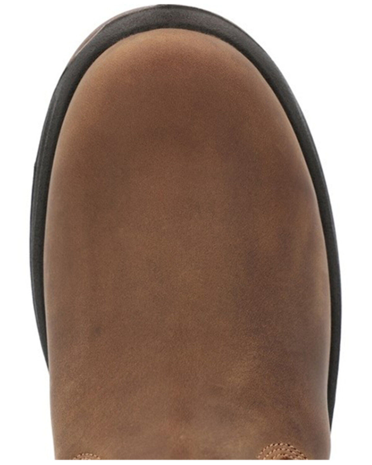 Image #6 - Georgia Boot Men's Waterproof Pull On Work Boot - Round Toe, Brown, hi-res