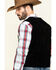 Image #5 - Cody James Men's Angus Suede Vest, Black, hi-res