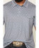 Image #3 - Rock & Roll Denim Men's Medallion Print Short Sleeve Snap Polo, Turquoise, hi-res