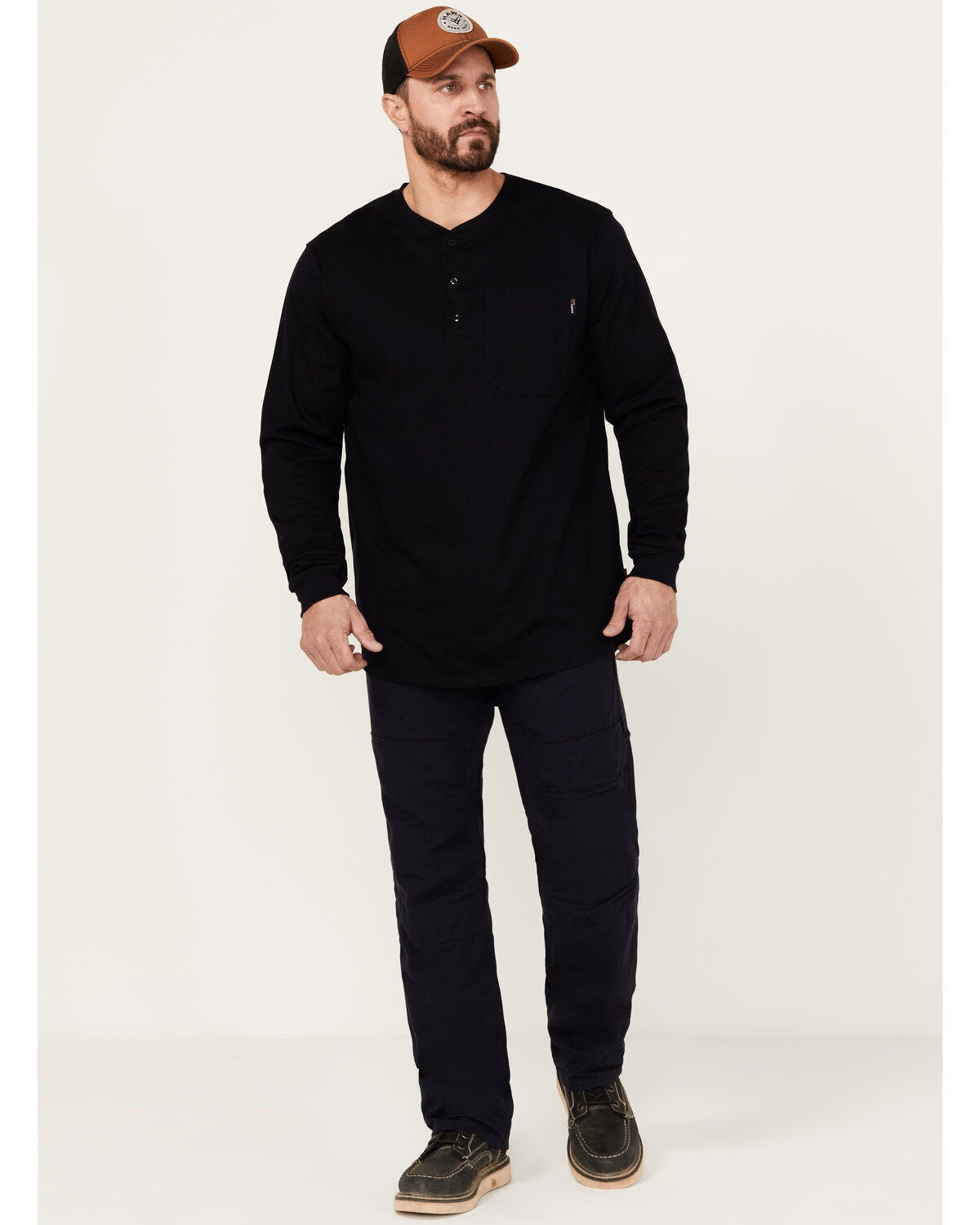 Hawx Men's FR Canvas Pants, Navy, hi-res