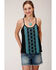 Image #1 - Roper Women's Black Embroidered Camisole Top, , hi-res