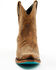 Image #4 - Lane Women's Lexington Western Booties - Snip Toe, Caramel, hi-res