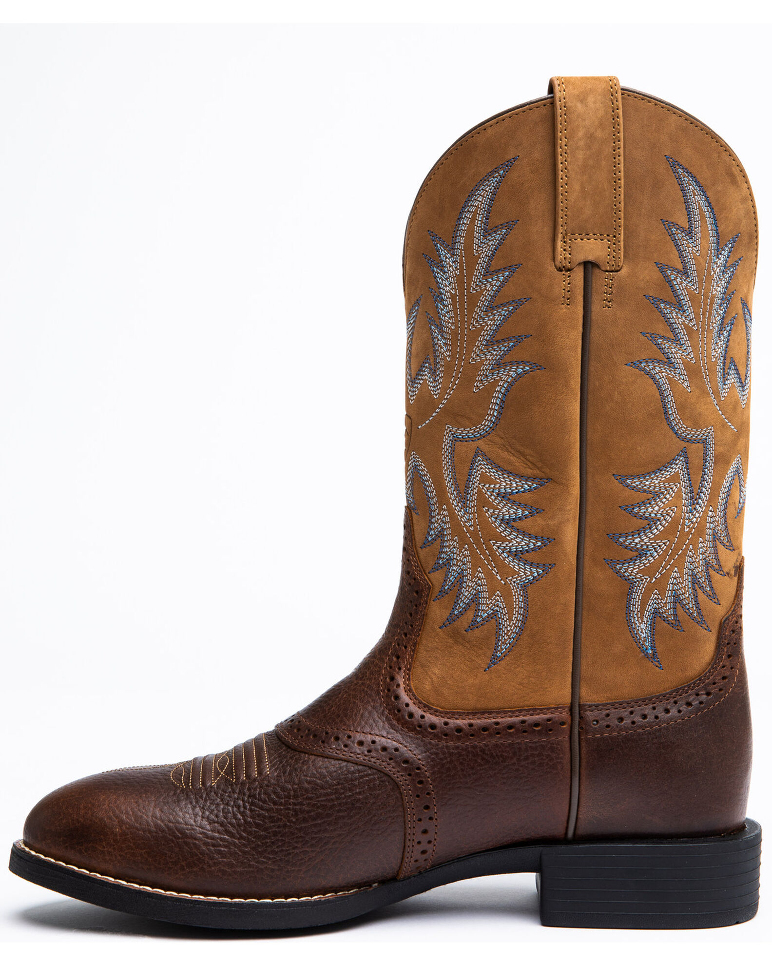 Ariat Men s Barrel Stockman Western Performance Boots Round Toe Boot Barn