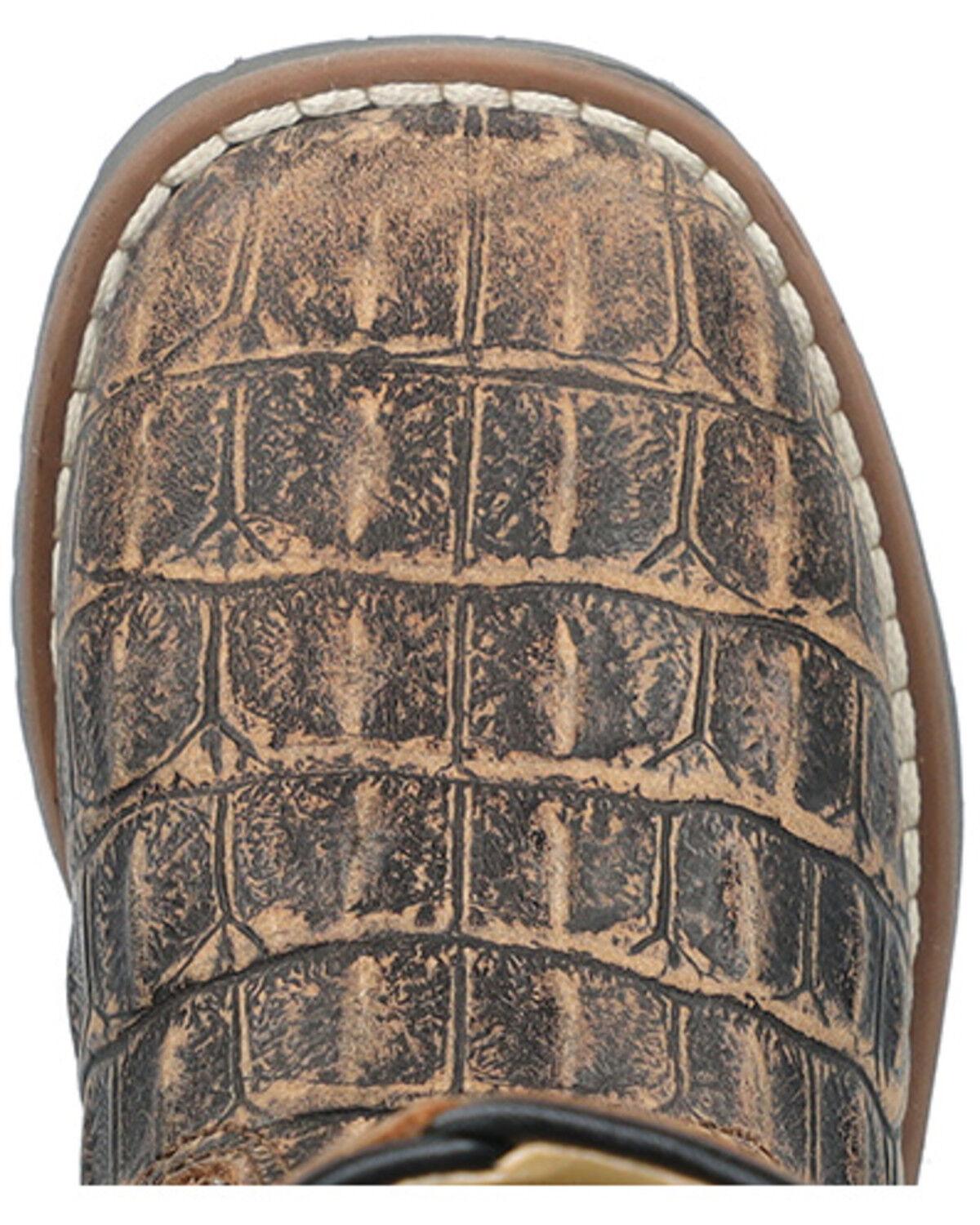 Image #5 - Smoky Mountain Toddler Boys' Autry Caiman Print Western Boots - Broad Square Toe, , hi-res