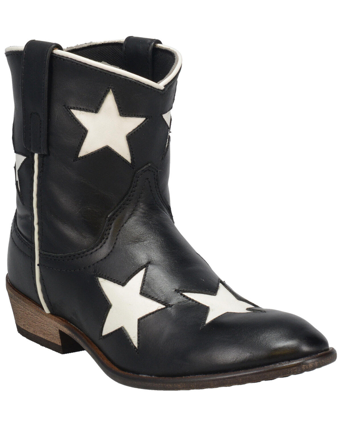 Image #1 - Laredo Women's Star Girl Western Booties - Round Toe, , hi-res