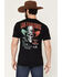 Image #1 - Riot Society Men's Last Of The Vaqueros Short Sleeve Graphic T-Shirt, Black, hi-res