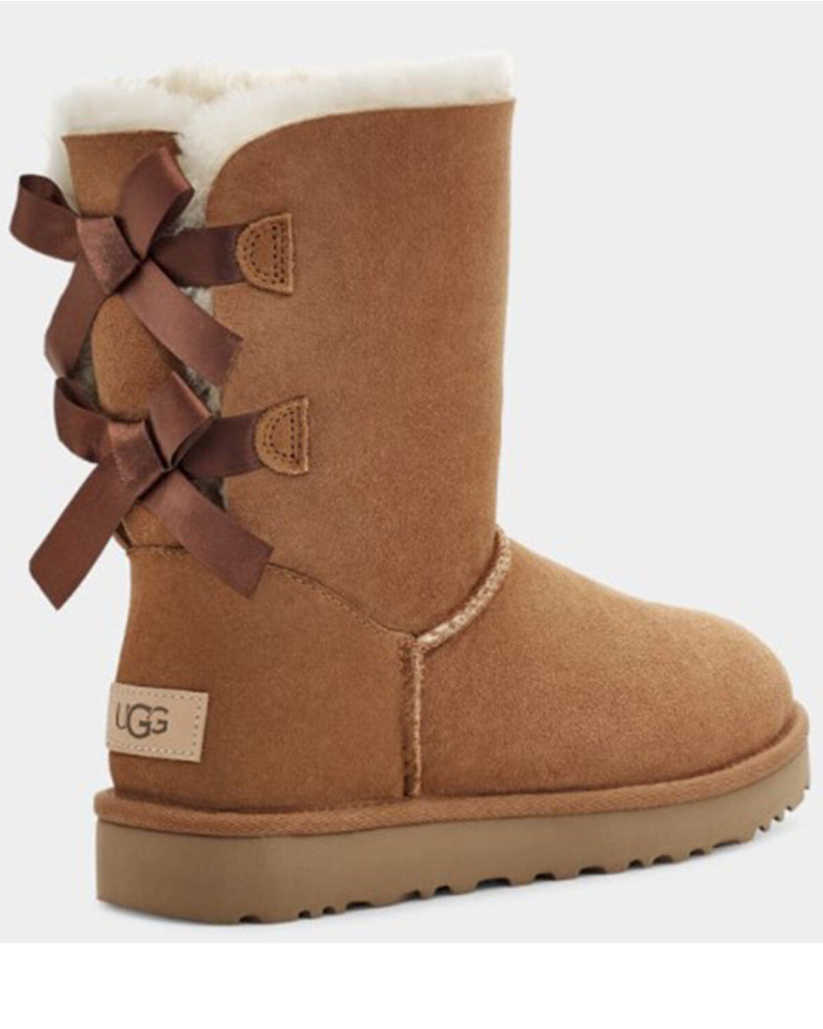 Image #4 - UGG Women's Bailey Bow II Boots, Chestnut, hi-res