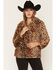 Image #1 - Urban Republic Women's Leopard Print Faux Fur Moto Jacket, Leopard, hi-res