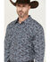 Image #2 - Cody James Men's Refresh Paisley Print Long Sleeve Snap Western Shirt, Red, hi-res