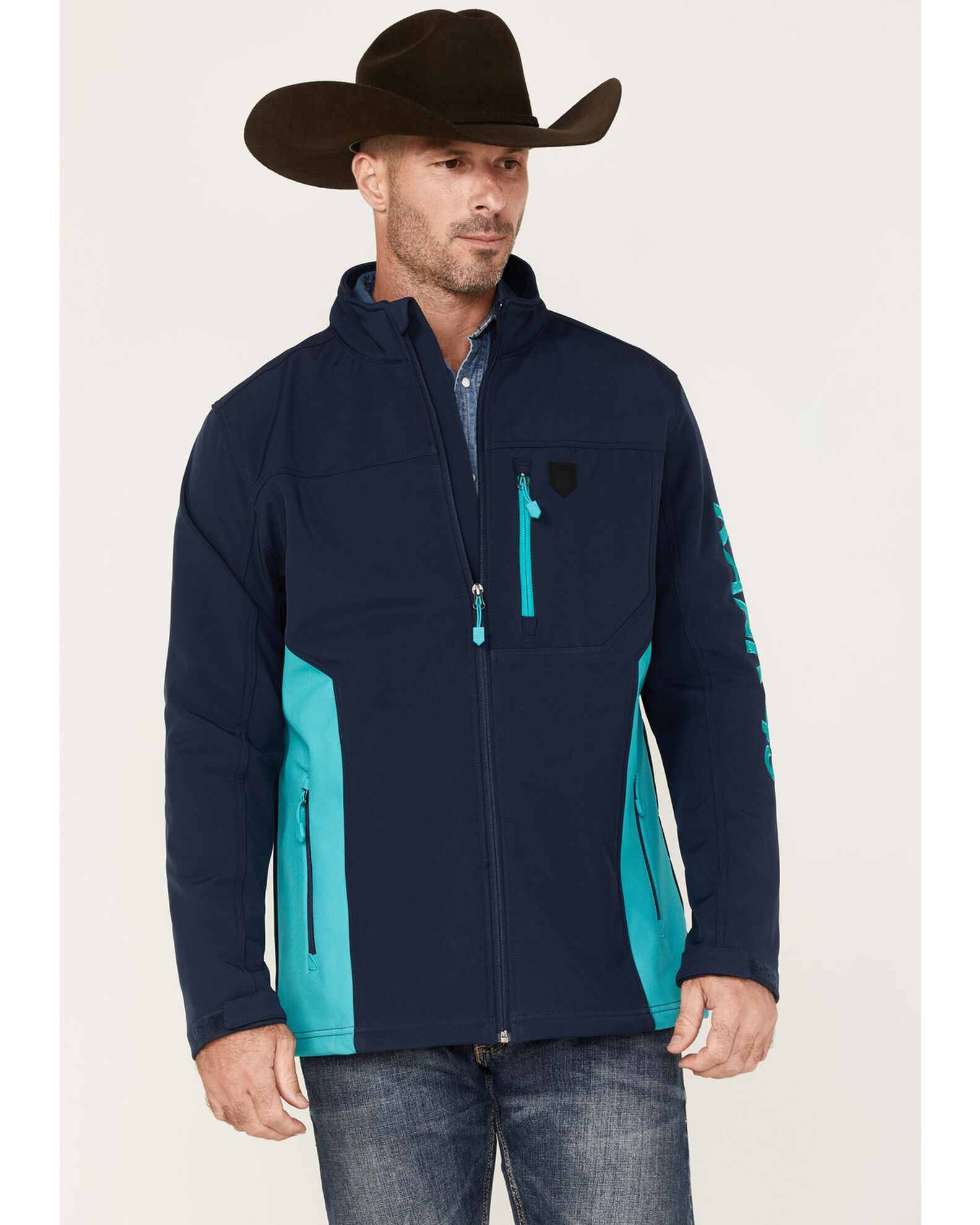 Crew store softshell jacket