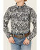 Image #3 - Cody James Boys' Showdown Paisley Print Long Sleeve Snap Western Shirt , Navy, hi-res