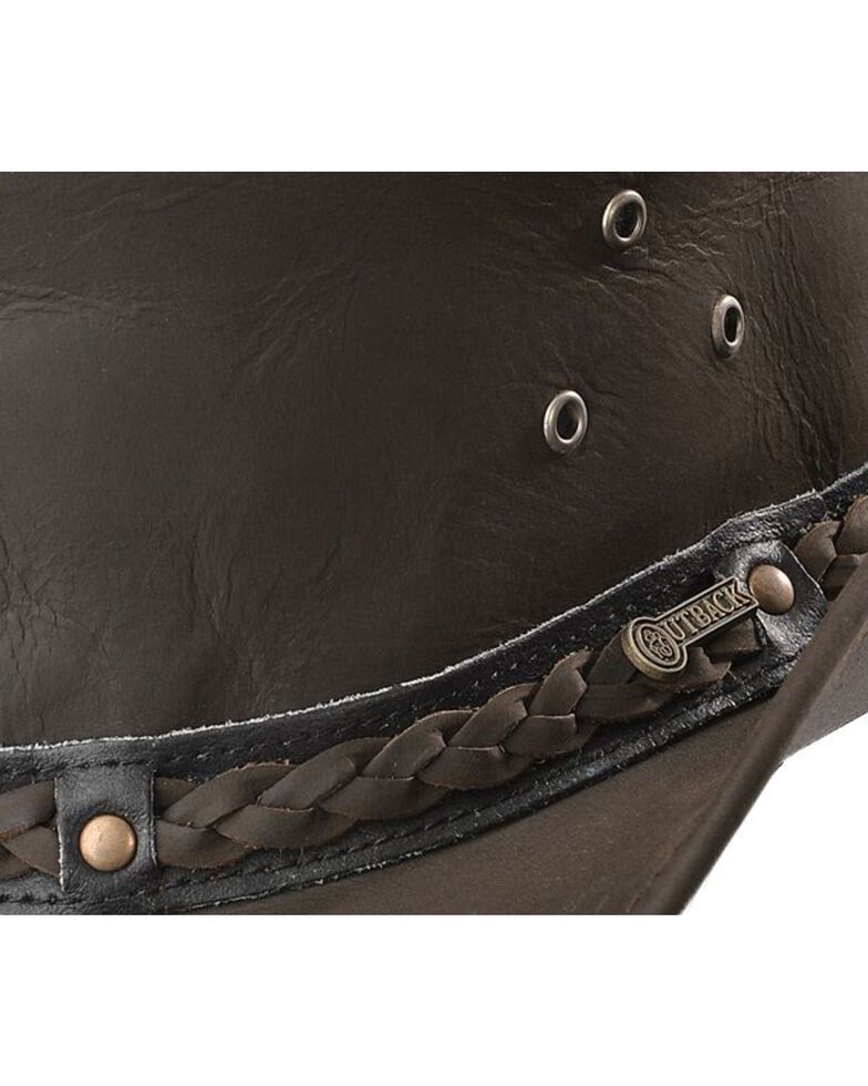 Outback Trading Men's Wagga Wagga Leather Hat Boot Barn