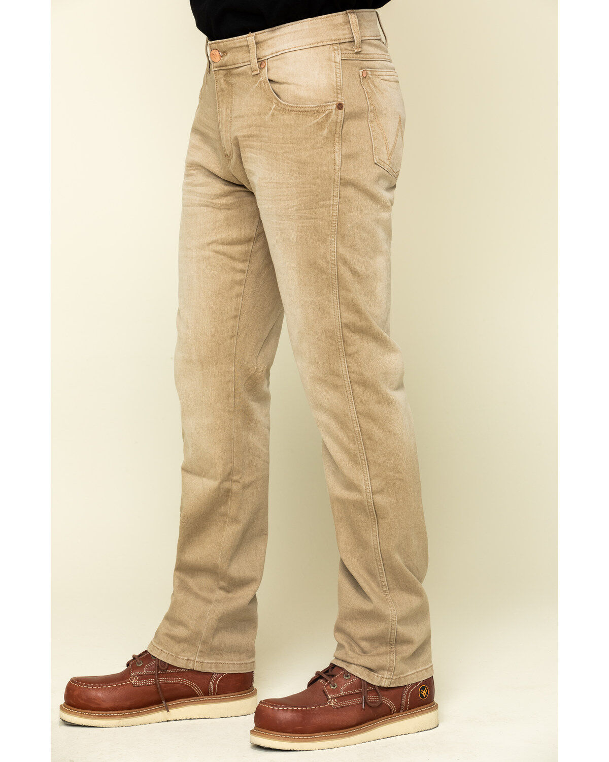 tan wrangler jeans mens