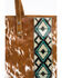 Image #2 - Shyanne Women's Bryndle Aztec Panel Leather Tote Bag, Tan, hi-res