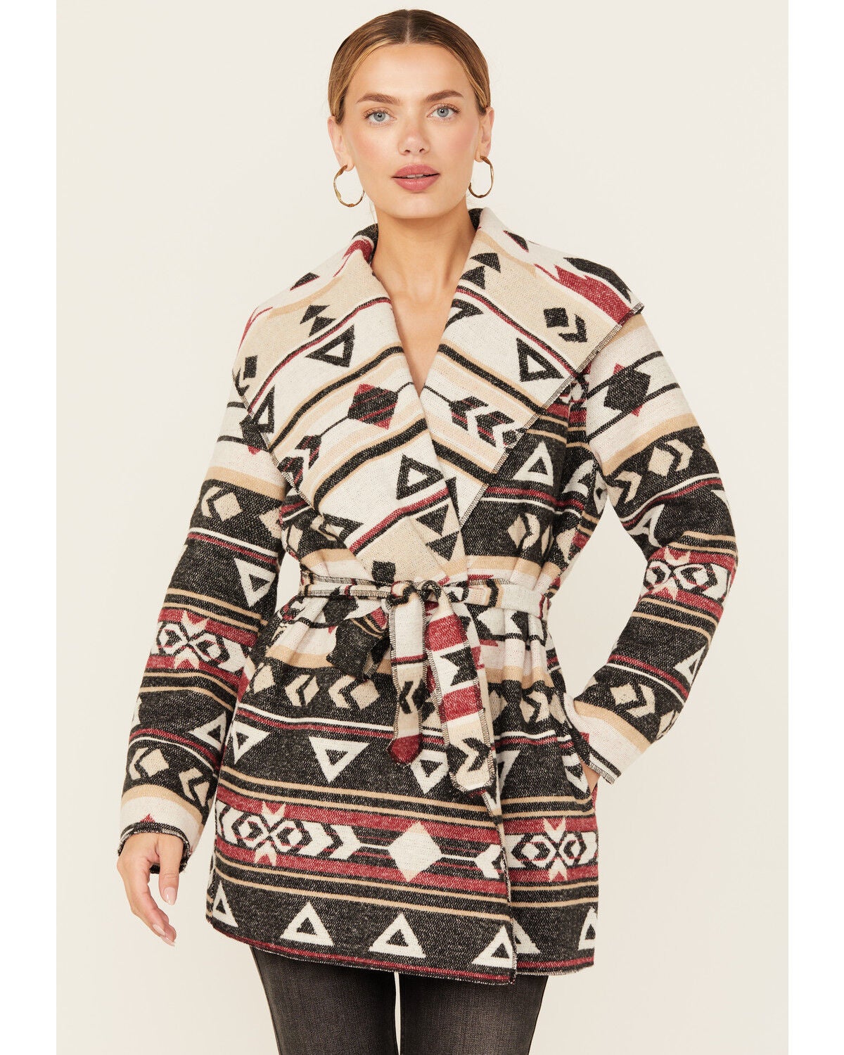 Veste Femme Style Western Cripple Creek – Taille XS, Marron, Avec Broderies Et Poches