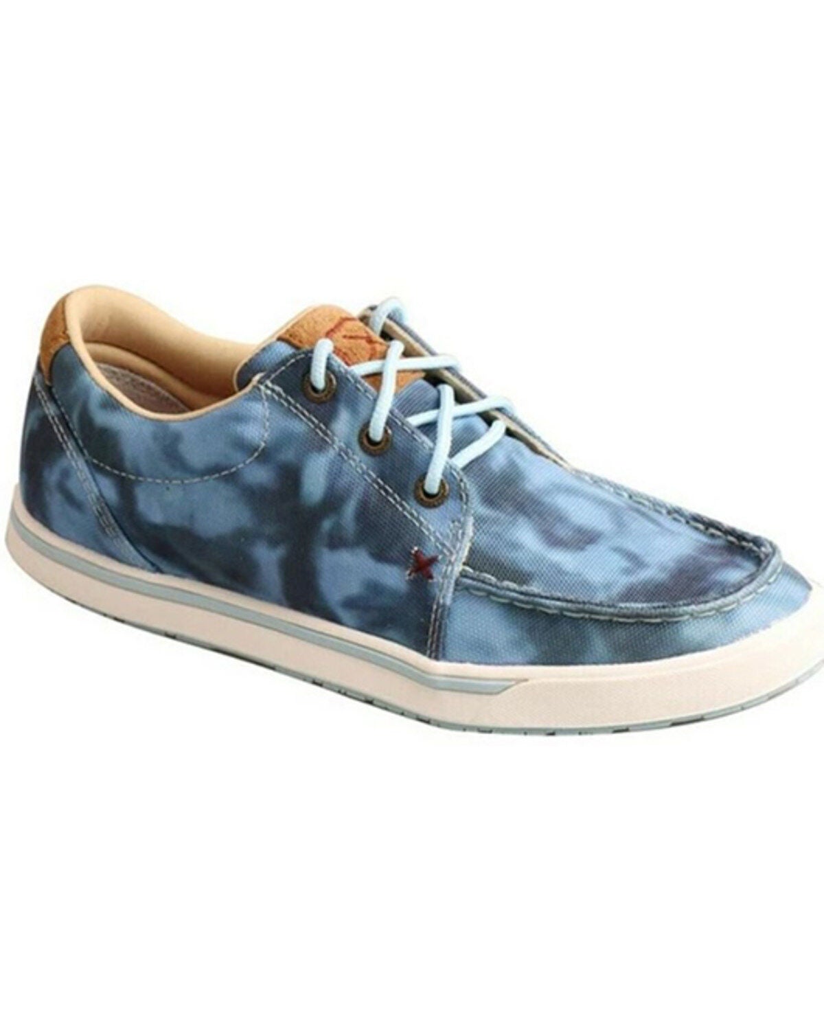 Twisted X Women's Tie-Dye Casual Shoes - Moc Toe, Blue, hi-res
