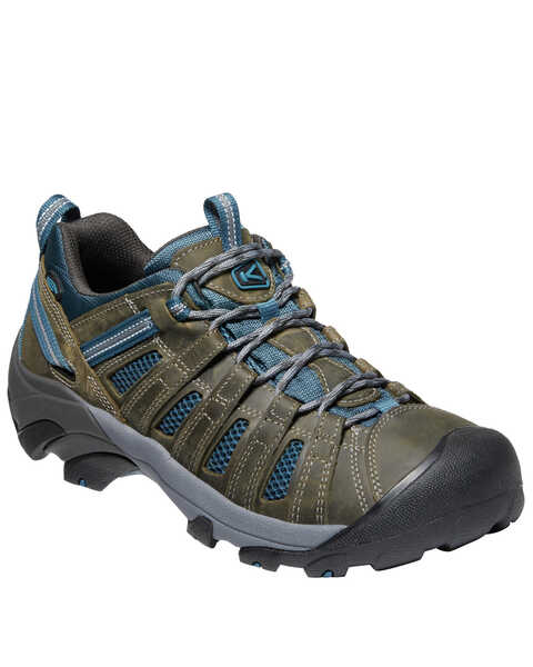 Image #1 - Keen Men's Voyageur Waterproof Hiking Boots - Soft Toe, Brown, hi-res