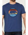 Image #3 - Flag & Anthem Men's Bear Stripes Medium Circle Graphic T-Shirt, Medium Blue, hi-res