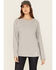 Image #2 - Ariat Women's FR Air Bolt Logo Long Sleeve Graphic T-Shirt, Grey, hi-res