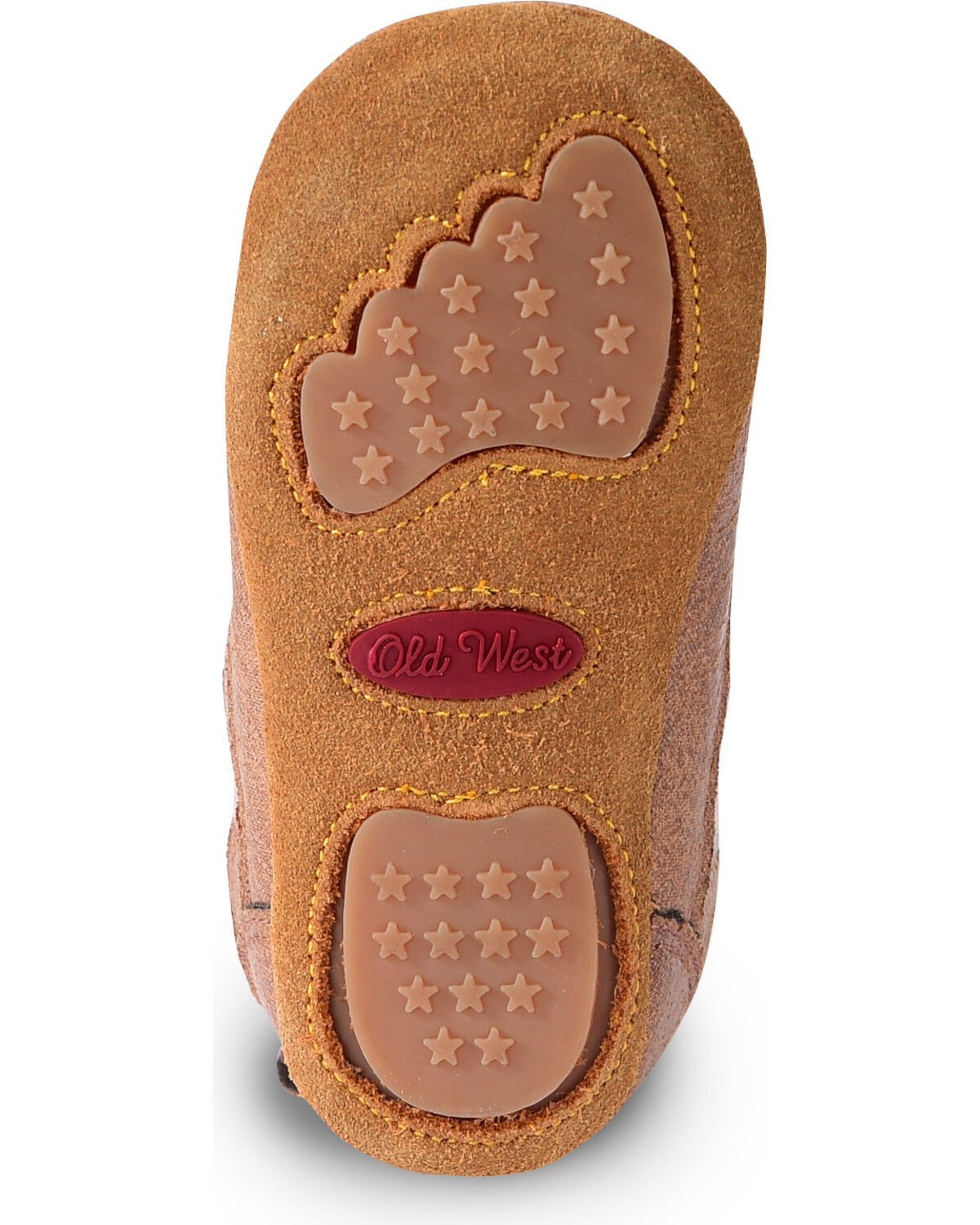 Image #2 - Old West Infant Girls' Pink Boots - Round Toe, , hi-res