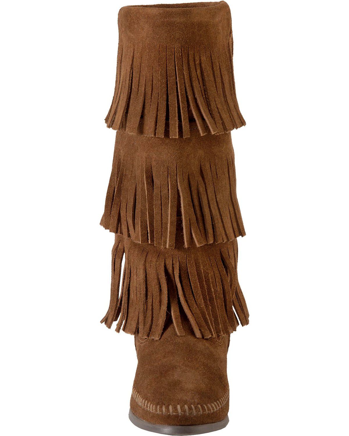 Image #4 - Minnetonka Women's Three Layer Fringe Boots, , hi-res