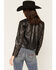 Image #4 - Idyllwind Women's Lazaro Boot Stitch Faux Leather Moto Jacket, Black, hi-res