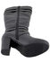 Image #6 - Milwaukee Leather Women's Platform Heel Studded Strap Boot - Round Toe, Black, hi-res