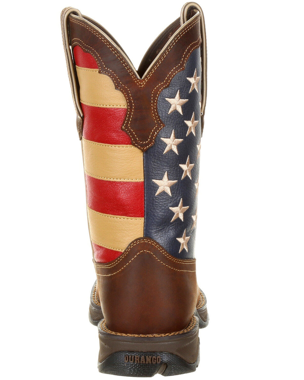 Image #4 - Durango Women's Lady Rebel Patriotic Flag Work Boots - Steel Toe, , hi-res