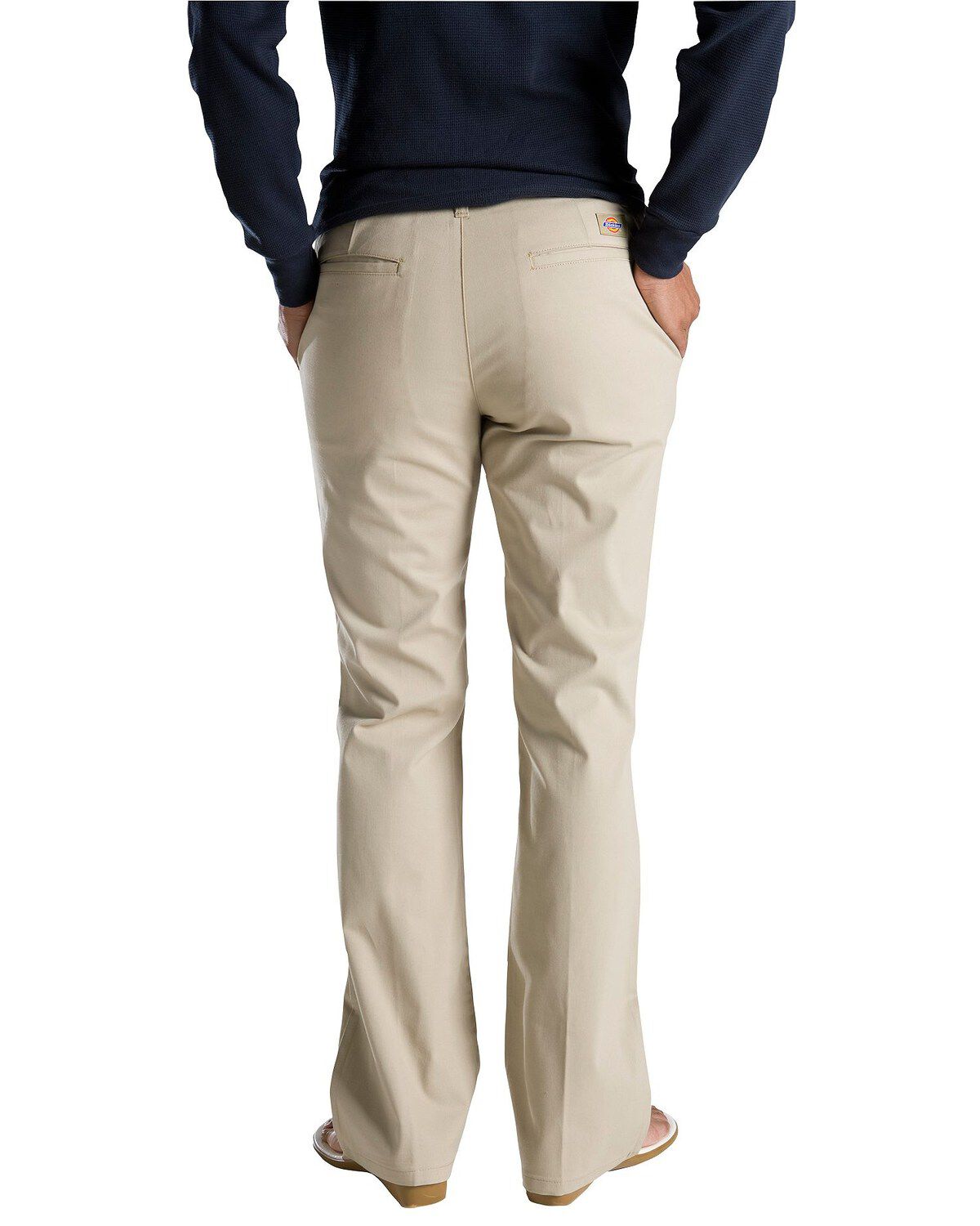 Image #1 - Dickies Women's Flat Front Stretch Twill Pants, , hi-res