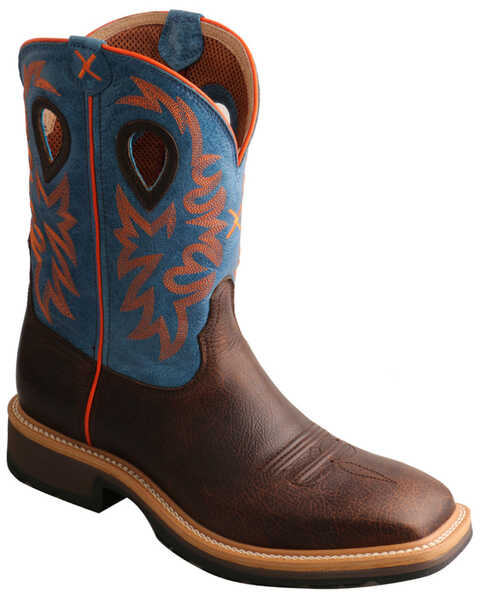 Image #1 - Twisted X Men's Brown Western Work Boots - Steel Toe, , hi-res