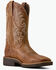 Image #1 - Ariat Men's Ranger Performance Western Boots - Broad Square Toe, Brown, hi-res