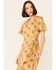Band Of The Free Women's Floral Amelie Dress, Mustard, hi-res