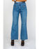 Image #1 - Free People Women's Seasons In The Sun Jeans , Blue, hi-res