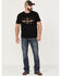 Moonshine Spirit Men's Thunderbird Eagle Graphic Short Sleeve T-Shirt , Black, hi-res