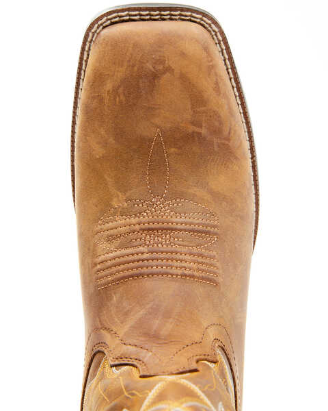 Image #6 - Durango Men's Westward Western Performance Boots - Broad Square Toe, Brown, hi-res